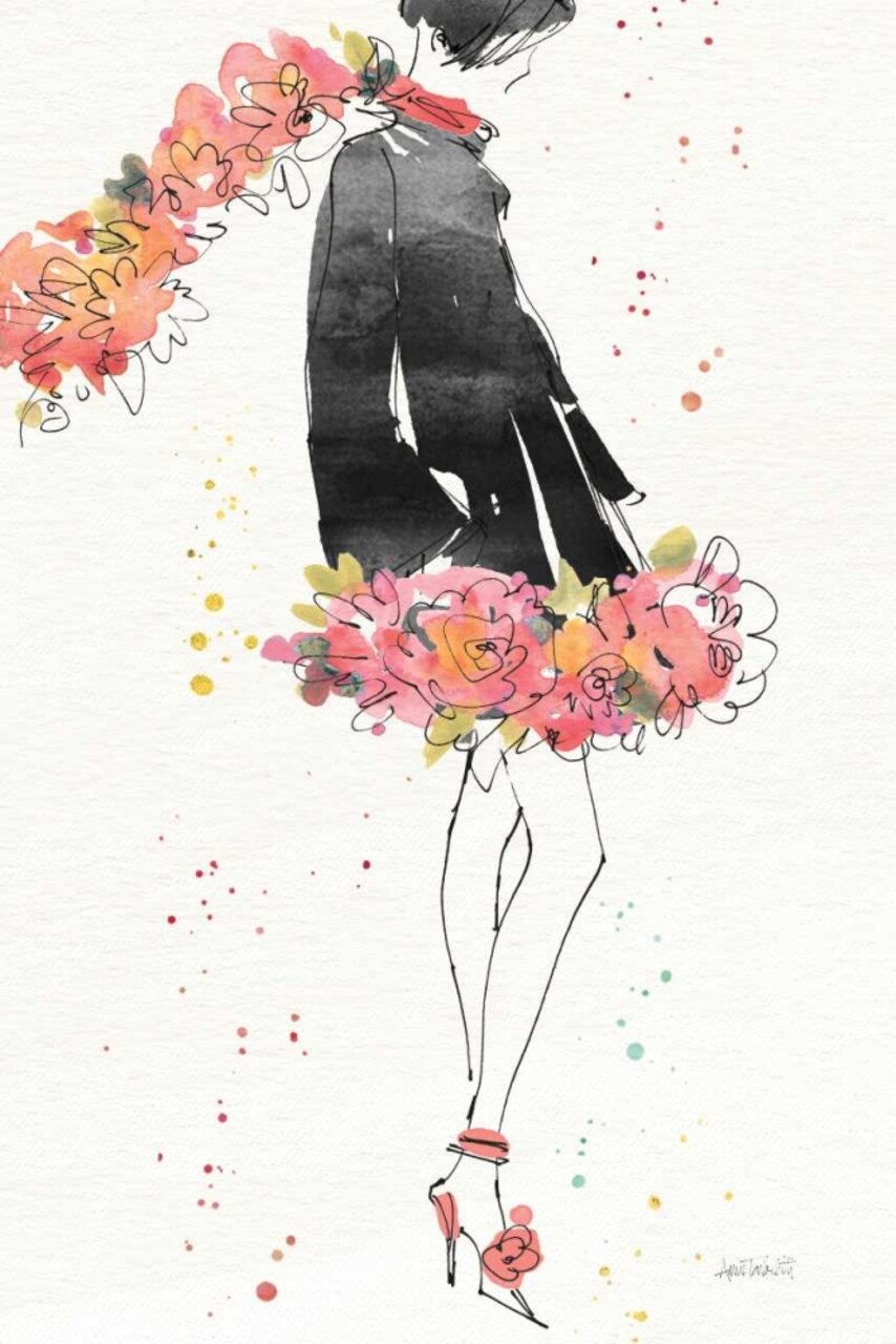 Floral Fashion IV v2 Poster Print by Anne Tavoletti - Item # VARPDX35866